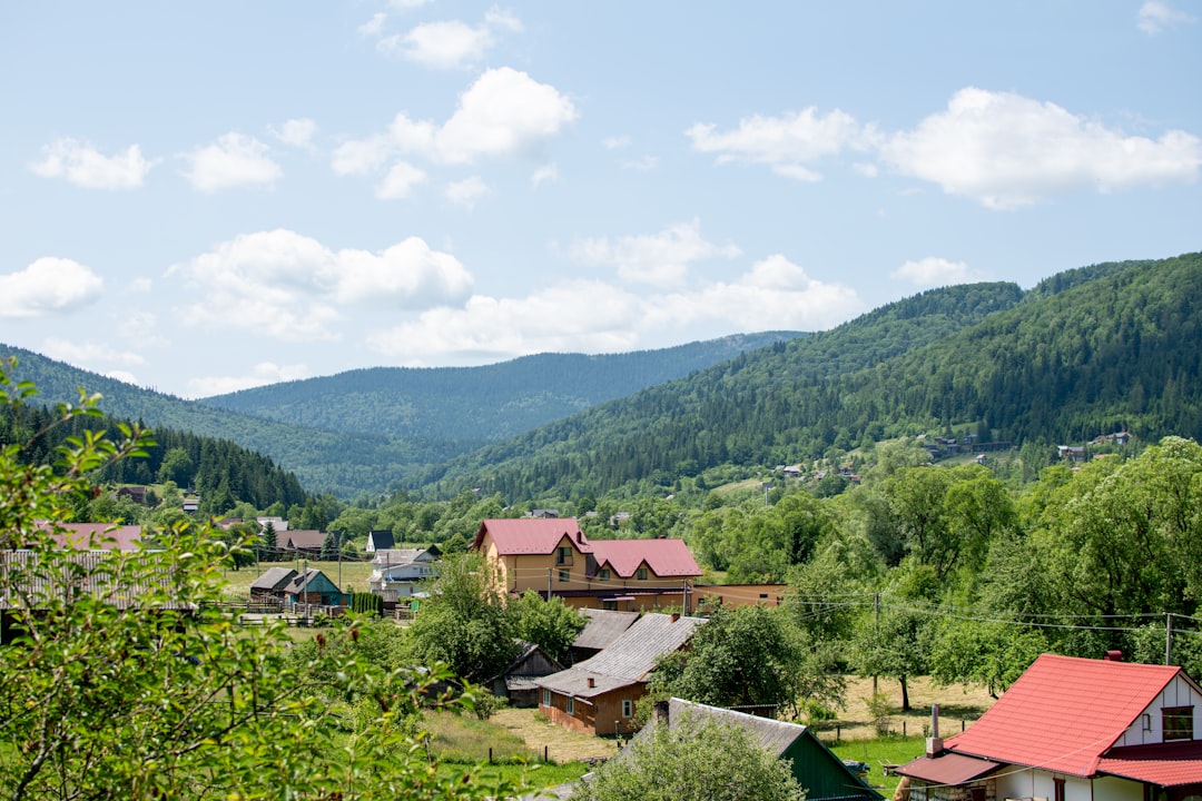 Photo beautiful villages Romania