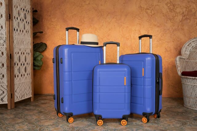 Photo travel with carry-on luggage